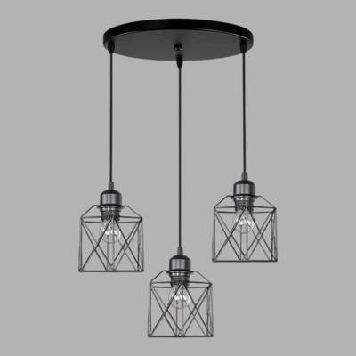 Люстра INhome Loft Atiko-PN-3E27R-BL 3хЕ27 / 4690612067377