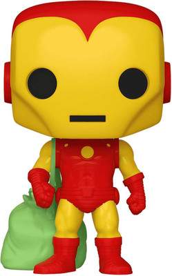 Фигурка коллекционная Funko POP! Bobble. Marvel Holiday. Iron Man With Bag / Fun72188