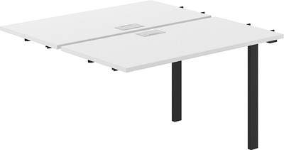 Комплект письменных столов Norden 120х123.8х75 / PR.211.WH.O59.BL
