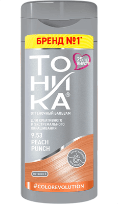 Оттеночный бальзам для волос Тоника Color Evolution 9.53 Peach Punch
