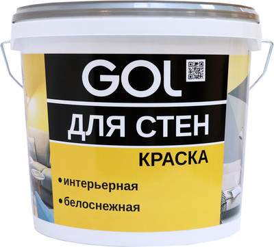 Краска GOL ВДАК-2180 № 152 Акриловая для стен
