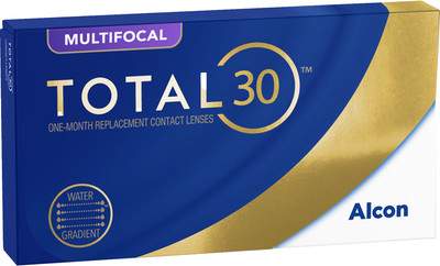 Контактная линза Alcon Total 30 Multifocal Sph +4.00 MED ADD +2.0 R8.4
