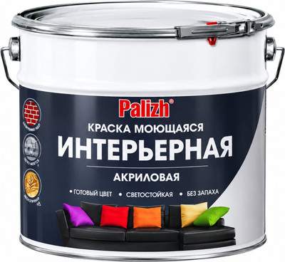 Эмаль Palizh Акриловая интерьерная моющаяся