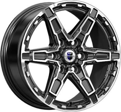 Литой диск K&K Дистрикт 18x8" 6x139.7мм DIA 75.1мм ET 42мм Алмаз черный
