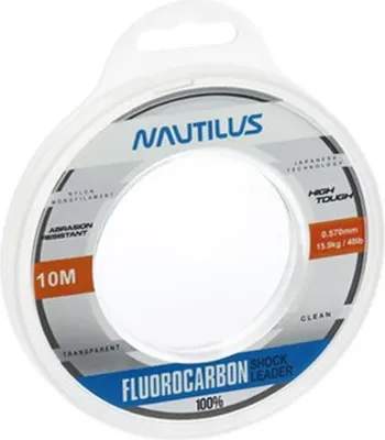 Леска флюорокарбоновая NAUTILUS Fluorocarbon Shock Leader 100% 0.570мм 15.9кг New 06-42317292