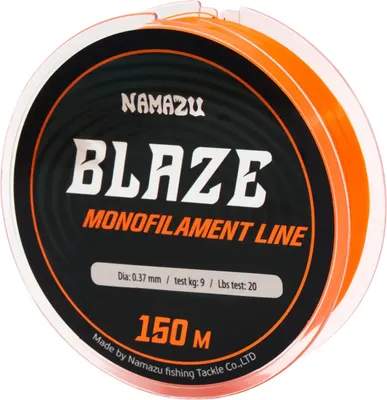 Леска монофильная Namazu Blaze d-0.37мм test-9кг / NB150-0.37