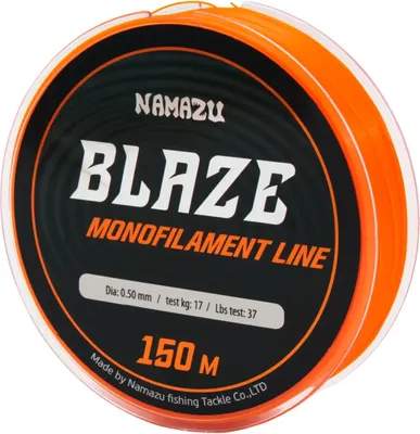 Леска монофильная Namazu Blaze d-0.50мм test-17кг / NB150-0.50