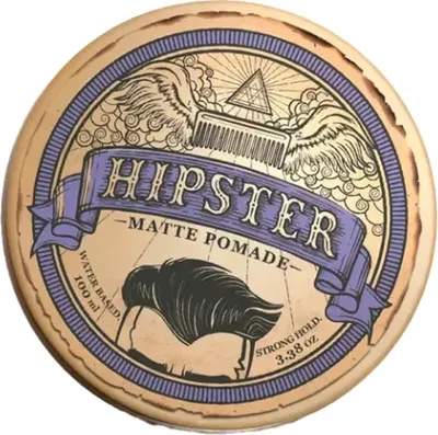 Помада для укладки волос Hipster Matte Pomade с сильной фиксацией