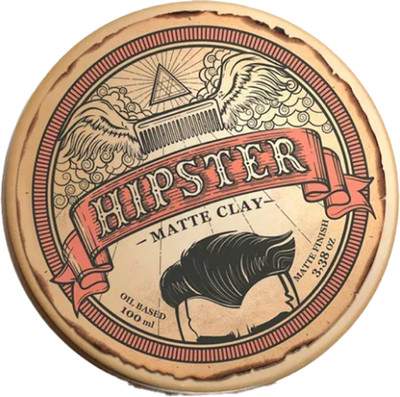 Глина для укладки волос Hipster Matte Clay с сильной фиксацией