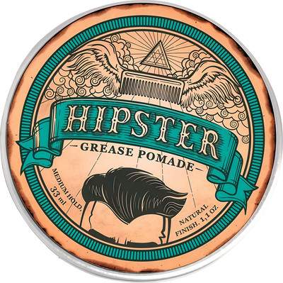 Помада для укладки волос Hipster Grease Pomade Бриолин со средней фиксацией