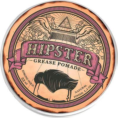 Помада для укладки волос Hipster Grease Pomade Бриолин с сильной фиксацией