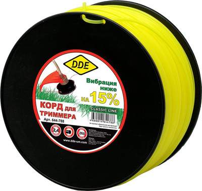 Леска для триммера DDE Classic Line / 644-788