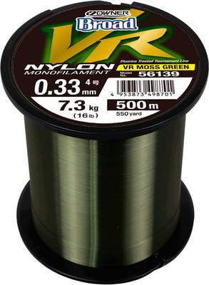 Леска монофильная Owner Broad VR Moss Green Nylon 500м 0.33мм 7.3кг / 56139-033