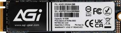 SSD диск AGI AI298 512ГБ (AGI512GIMAI298)