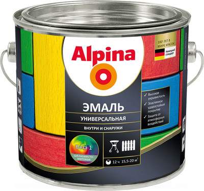 Эмаль Alpina Универсальная. База 1