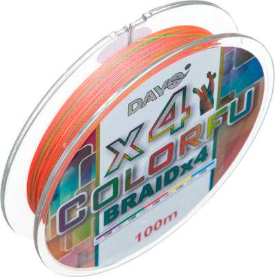 Леска плетеная Dayo Colorfu X4 624615-0.28мм