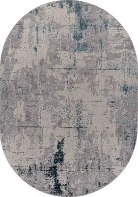 Ковер Merinos Liman F169-OVAL-CREAM-D.BLUE