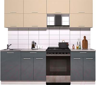 Кухонный гарнитур Interline Мила Gloss 60-23