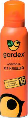 Аэрозоль от насекомых Gardex Extreme 131 от клещей