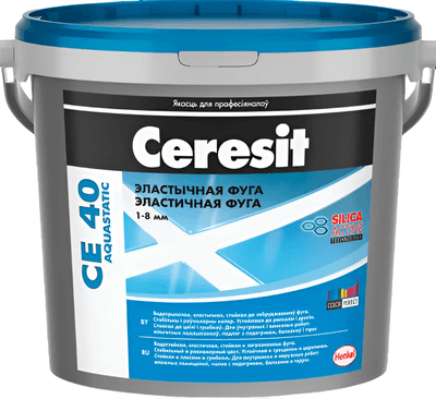 Фуги для плитки Ceresit CE 40 Aquastatic