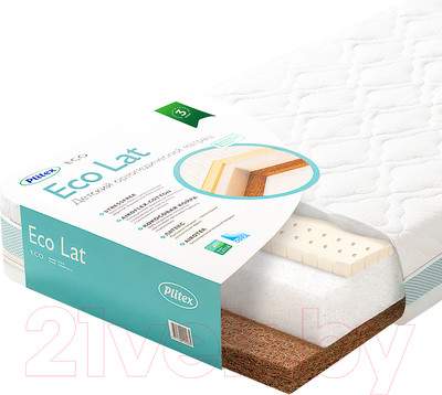 Матрас в кроватку Plitex EcoLat ЭКТ-01 (ЭКТ-119-01)