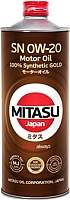 Моторное масло Mitasu Gold 0W20 / MJ-102-1