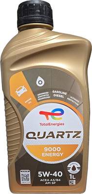 Моторные масла Total Quartz Energy 9000 5W40 166245 / 213765