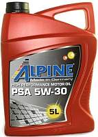 Моторное масло ALPINE PSA 5W30 / 0101382