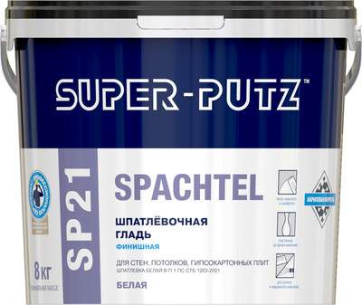Шпатлевка готовая SUPER-PUTZ SP 21 Spachtel шпатлевочная гладь финишная