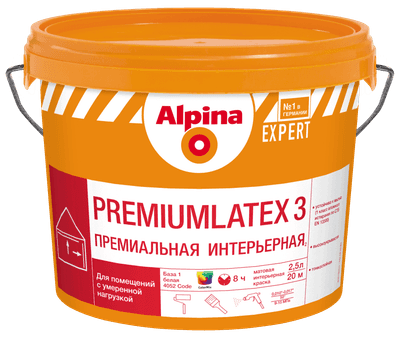 Краски, эмали Alpina Expert Premiumlatex 3. База 1