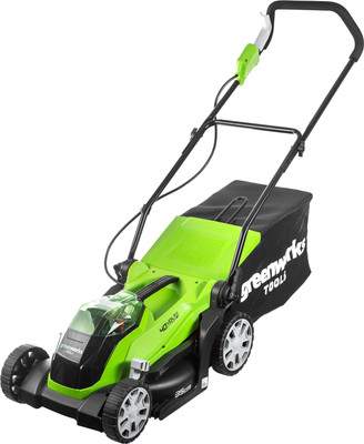 Газонокосилка аккумуляторная Greenworks G40LM35 40V 35см / 2501907