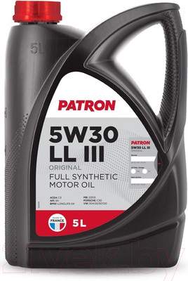 Моторное масло Patron Original 5W30 LL III