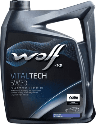 Моторное масло WOLF VitalTech 5W30 / 14115/4