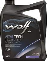 Моторные масла WOLF VitalTech 5W40 PI C3 / 21116/4