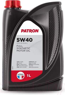 Моторное масло Patron Original 5W40