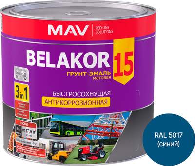 Грунт-эмаль MAV Belakor 15