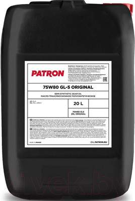 Трансмиссионное масло Patron Original GL5 75W80