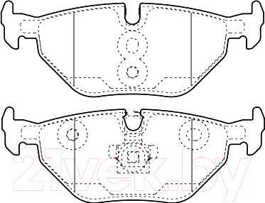 Тормозные колодки Valeo 301753