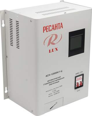 Стабилизатор напряжения Ресанта Lux АСН-12000Н/1-Ц