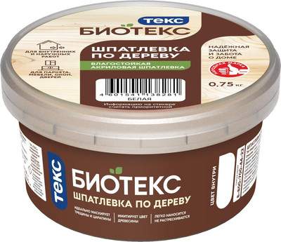 Шпатлевка готовая Текс По дереву