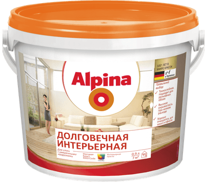Краска Alpina Долговечная интерьерная. База 1