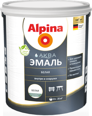 Краски, эмали Alpina Аква