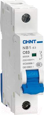 Выключатель автоматический Chint NB1-63H 1P 32A 10кА C (R) / 179789