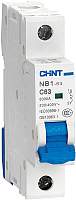 Выключатель автоматический Chint NB1-63H 1P 63A 10кА C (R) / 179794