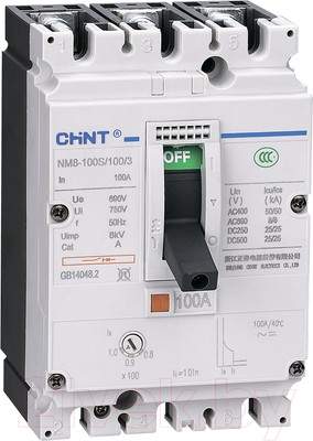 Выключатель автоматический Chint NM8-125S 32А 3Р 50кА / 149681