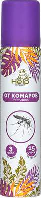 Аэрозоль от насекомых Help От комаров и мошек репеллентный / 80220