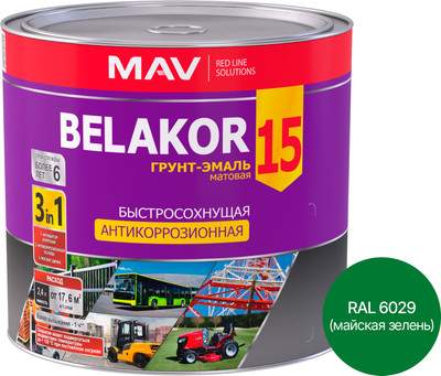 Краски, эмали MAV Belakor 15