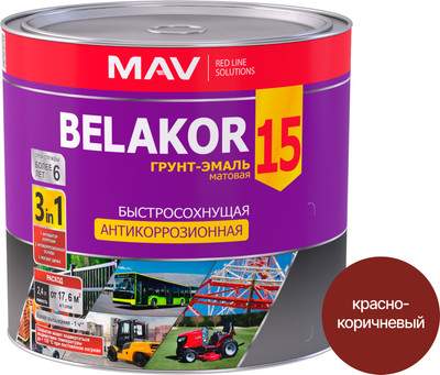 Краски, эмали MAV Belakor 15