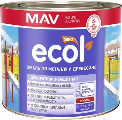 Краски, эмали MAV Ecol ПФ-115 С