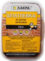 Шпатлевка готовая Лакра По дереву